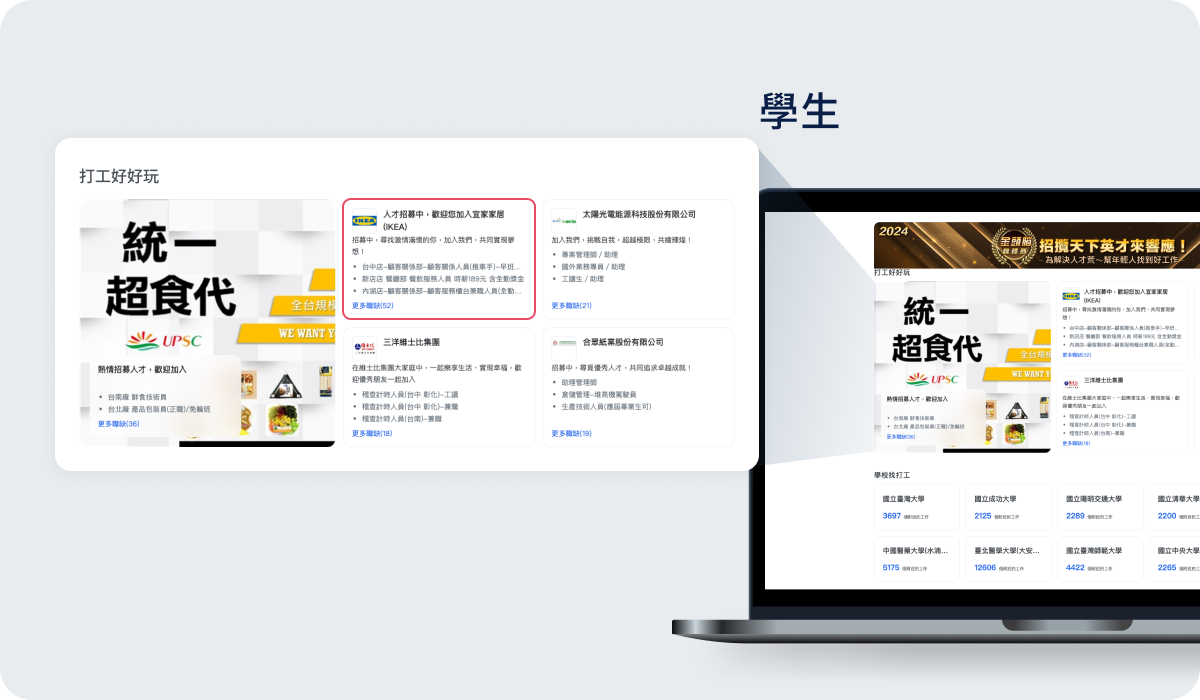 學生主題廣告-打工好好玩(LOGO圖)
